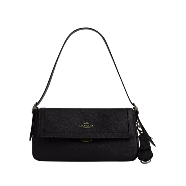 Coach Bag Etta Small Flap Black Bag