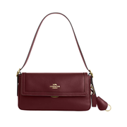 Coach Bag Etta Small Flap Red Leather Bag premium replica - image 1