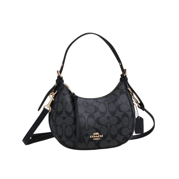 Coach Bag Kleo Hobo Signature Canvas Cocoa Almond Bag