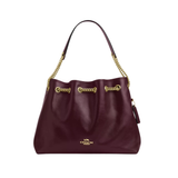 Coach Bag Quilted Leather Chain Bucket Red Gold-Tone Bag – Gold Tone premium replica - image 1