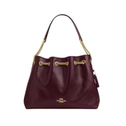 Coach Bag Quilted Leather Chain Bucket Red Gold-Tone Bag – Gold Tone premium replica - image 1
