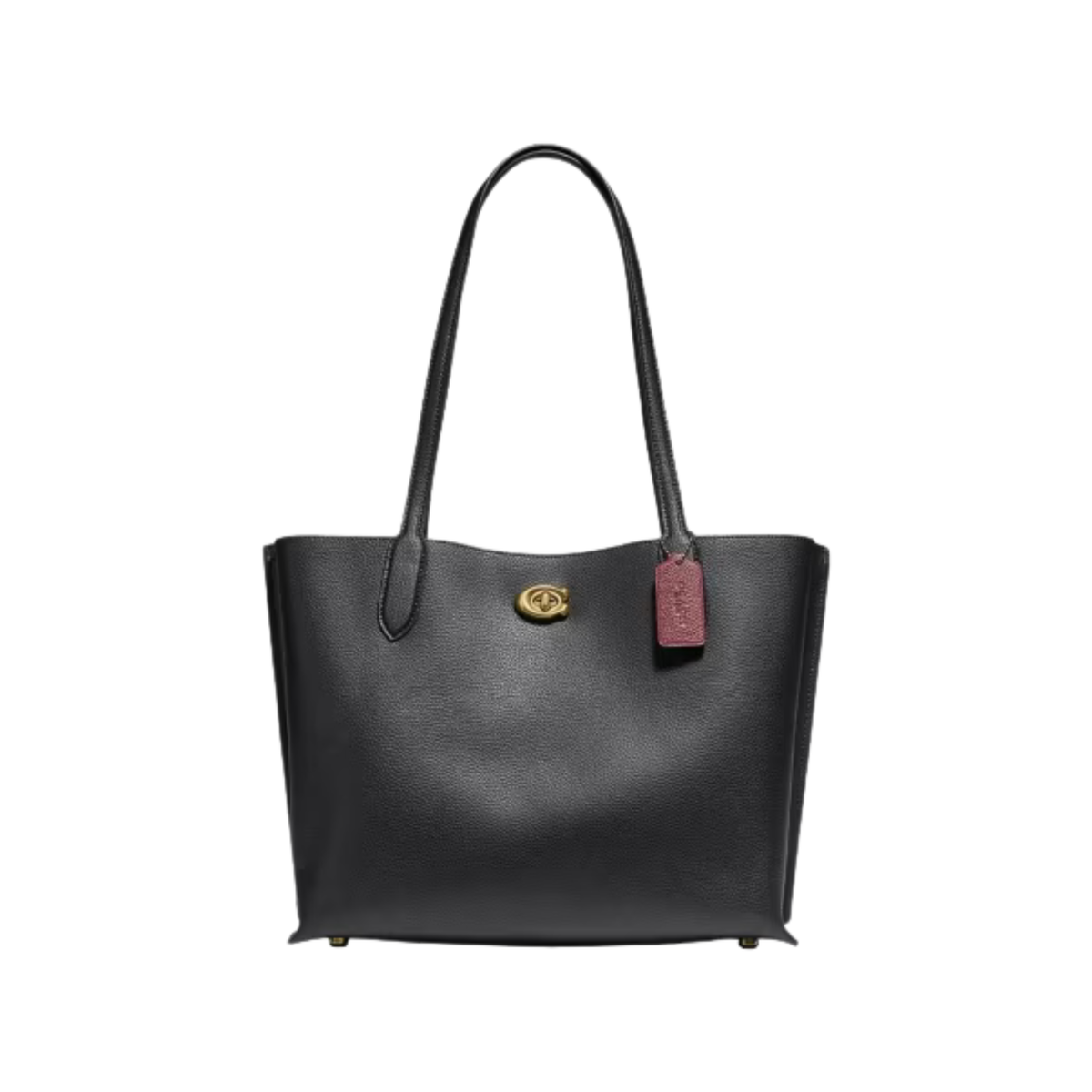 Coach Bag Willow Tote Polished Pebble Black Bag premium replica - image 1