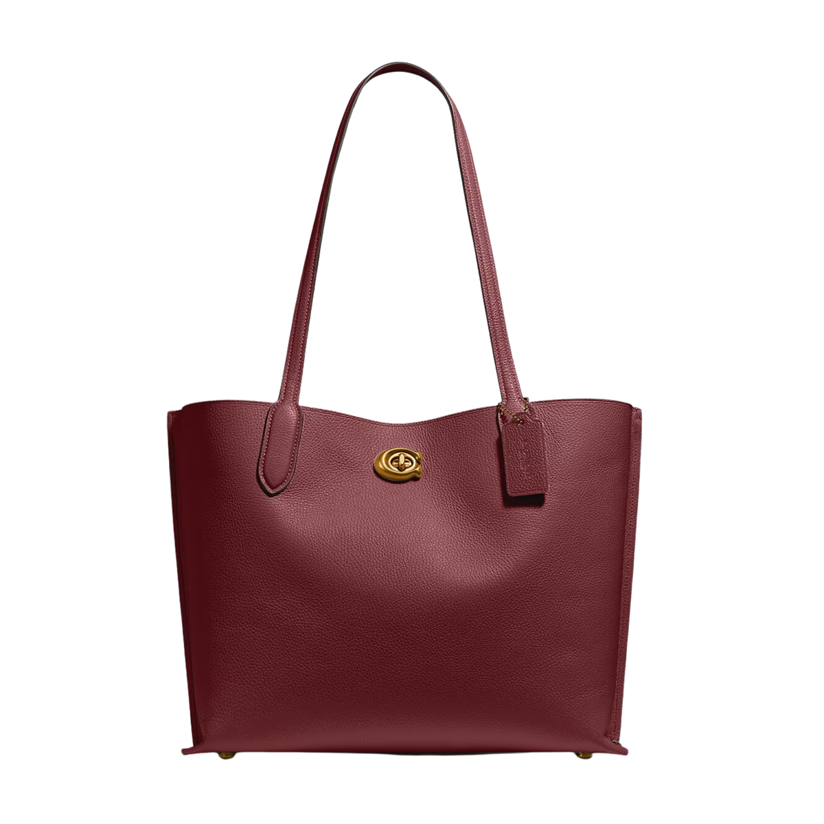 Coach Bag Willow Tote Signature Canvas Brick Red Bag premium replica - image 1
