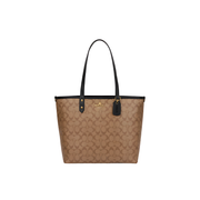 Coach Bag City Tote Signature Canvas Light Brown Bag premium replica - image 1