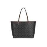 Coach Bag City Tote Signature Canvas Black Brown Bag premium replica - image 3