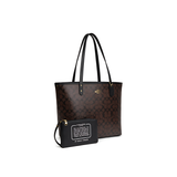 Coach Bag City Tote Signature Canvas Dark Brown Bag premium replica - image 2