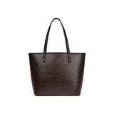 Coach Bag City Tote Signature Canvas Dark Brown Bag premium replica - image 3