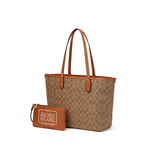 Coach Bag City Tote Signature Canvas Leather Brown Bag premium replica - image 2