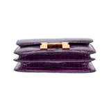 Hermès Constance 18 Purple Alligator Bag premium replica - image 3