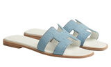 Hermès Slipper Oran Light Blue Slides premium replica - image 2