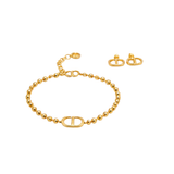 Dior Cd Beaded Bracelet Gold Jewelry premium replica - image 3