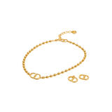 Dior Cd Beaded Bracelet Chain Gold Jewelry premium replica - image 2