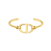 Dior Cd Navy Cuff Bracelet Gold Jewelry premium replica - image 1