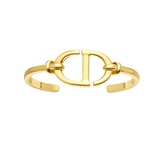 Dior Cd Navy Cuff Bracelet Gold Jewelry premium replica - image 2