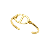 Dior Cd Navy Cuff Bracelet Gold Jewelry premium replica - image 3