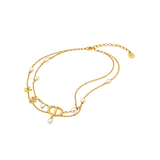 Dior Cd Star Pearl Layered Necklace Gold Jewelry premium replica - image 3