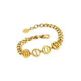Dior Chain Bracelet Gold Jewelry premium replica - image 3