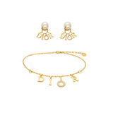 Dior Layered Charm Necklace Gold Jewelry premium replica - image 2