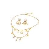 Dior Layered Charm Necklace Gold Jewelry premium replica - image 3