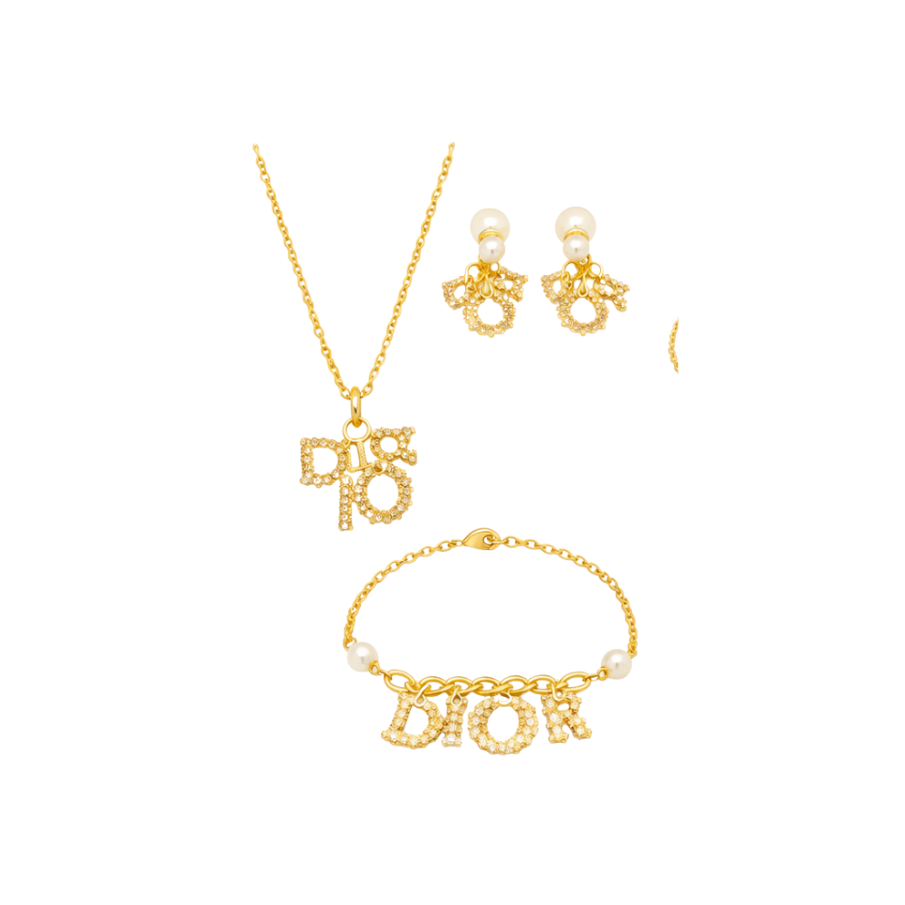 Dior Revolution Set Gold Jewelry premium replica - image 1