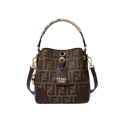 Fendi Boston 365 Medium Brown Black Bag premium replica - image 1