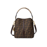 Fendi Boston 365 Medium Brown Black Bag premium replica - image 3