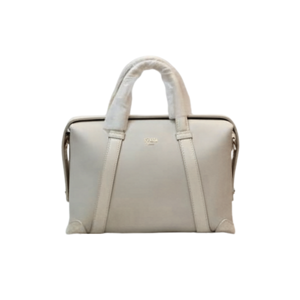 Fendi Boston 365 Medium Ice White Bag