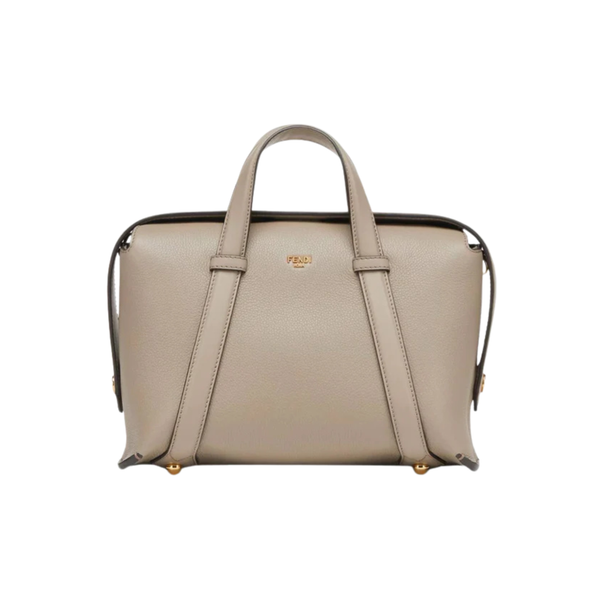 Fendi Boston 365 Medium Milk Tea Beige Bag