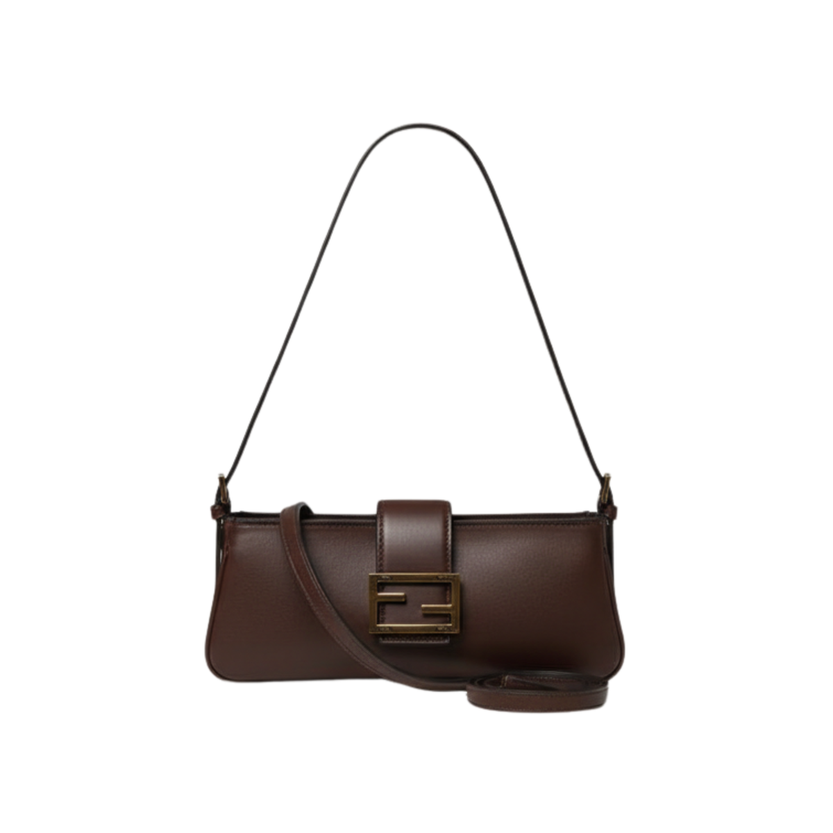 Fendi Shoulder Dark Brown Bag premium replica - image 1
