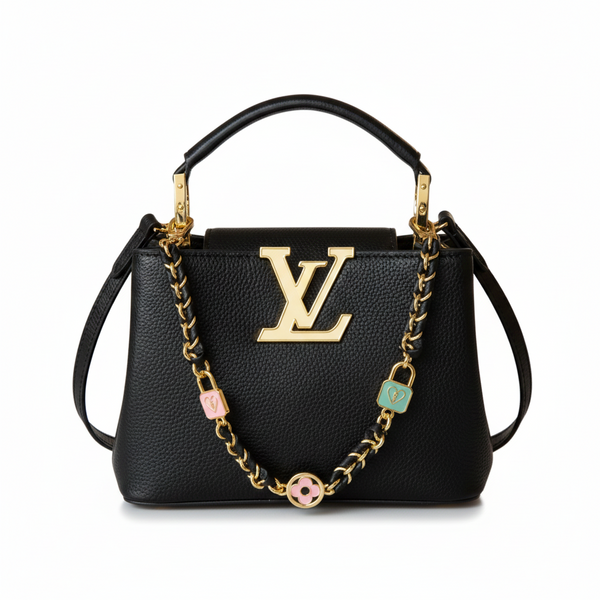 Louis Vuitton Hobo Shoulder Leather Wallet