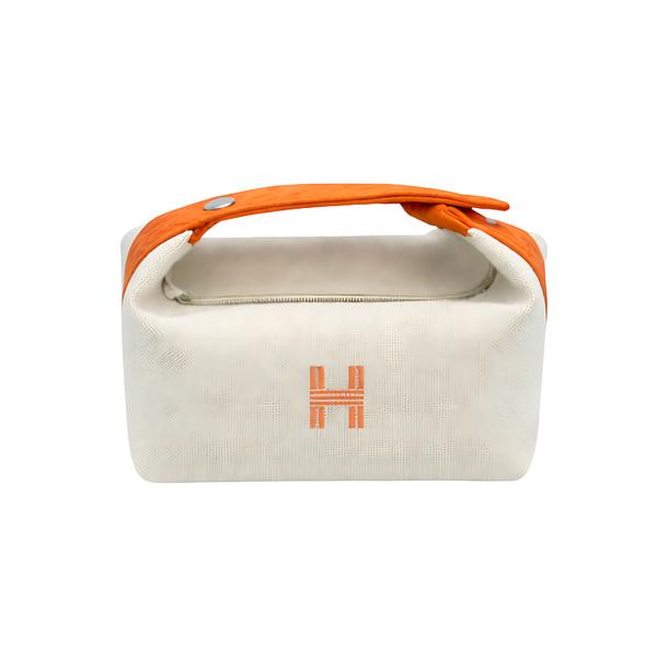 Hermès Bride-A-Brac Case Beige Canvas Wallet