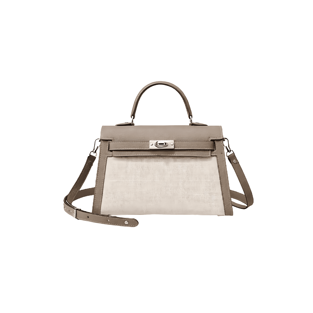 Hermès Kelly Ii Sellier 28 Toile H Étoupe Bag premium replica - image 1