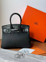 Hermès Birkin Silver Lock Bag premium replica - image 5