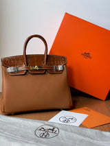 Hermès Birkin Tan Hue Gold Bag premium replica - image 4