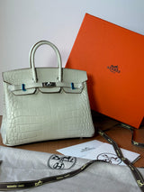 Hermès Birkin 25 Matte Alligator Bag premium replica - image 5