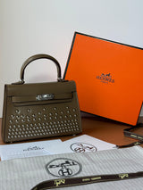 Hermès Clouté Mini Kelly 20 Bag premium replica - image 5