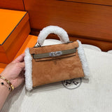 Hermès Mini Kelly Ii 20 Teddy Chamois Bag premium replica - image 5
