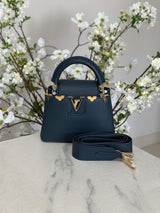 Louis Vuitton Ćapucines Blue Cap premium replica - image 4