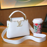 Louis Vuitton Ćapucines Taurillon White Cap premium replica - image 5