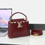 Louis Vuitton Ćapucines Exotic Bordeaux Cap premium replica - image 4