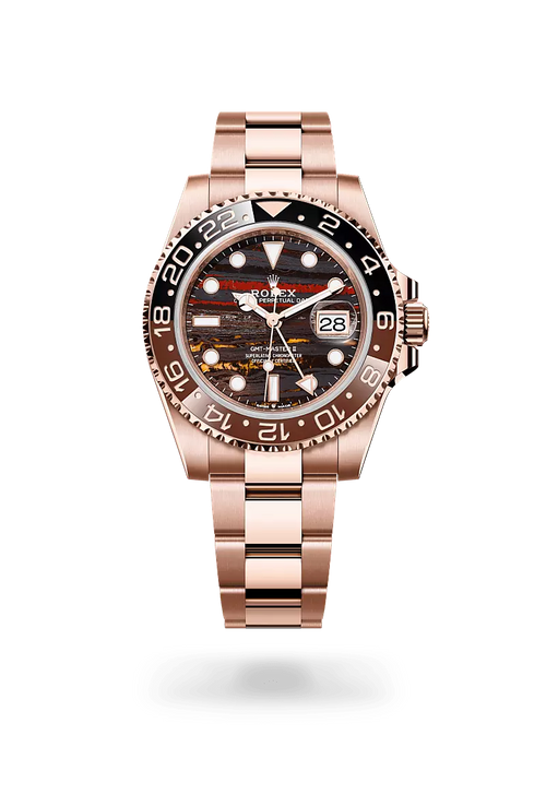Rolex GMT-Master Ii Everose Tiger Eye Dial Watch – Rose Gold premium replica - image 2