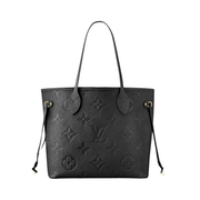 Louis Vuitton Neverfull Mm Black Monogram Bag premium replica - image 1