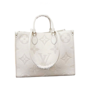 Louis Vuitton Onthego Mm Cream Monogram Bag premium replica - image 1