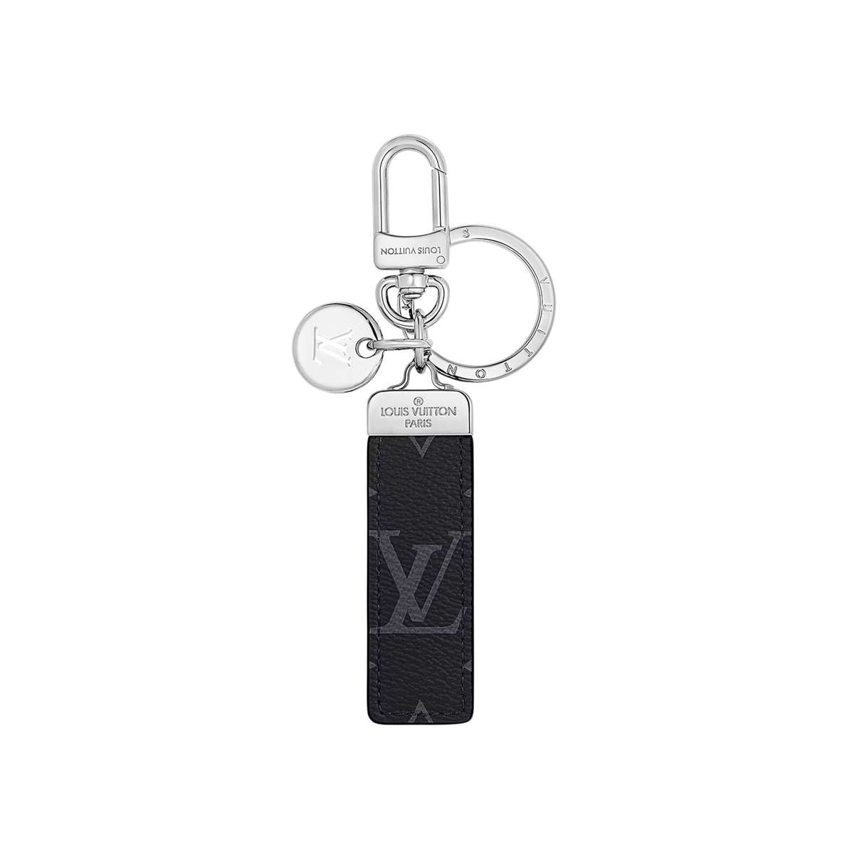 Louis Vuitton Signature Keychain Black Wallet premium replica - image 1