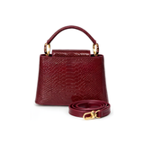 Louis Vuitton Ćapucines Exotic Bordeaux Cap premium replica - image 3