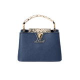 Louis Vuitton Ćapucines Taurillon Navy Blue Cap premium replica - image 1