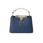 Louis Vuitton Ćapucines Taurillon Navy Blue Cap premium replica - image 1