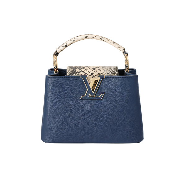 Louis Vuitton Ćapucines Taurillon Navy Blue Cap