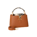 Louis Vuitton Ćapucines Taurillon Brown Cap premium replica - image 1