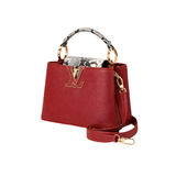 Louis Vuitton Ćapucines Taurillon Burgundy Cap premium replica - image 2